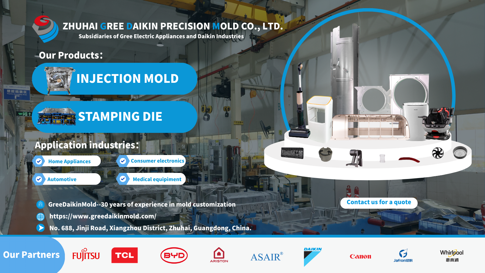 изготовленная на заказ прецизионная форма