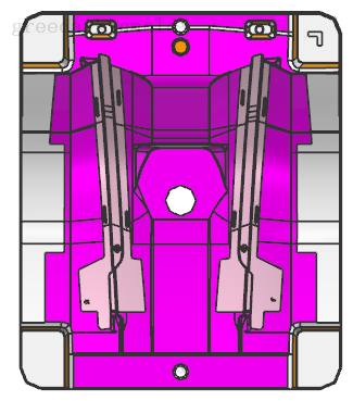 пресс-форма для литья автомобильных линз
